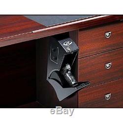 Quick Access Gun Safe Under Desk Security Handgun Pistol Storage Box Keypad New
