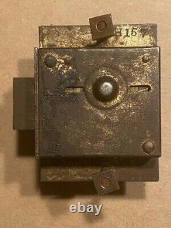 RARE Antique Eagle Lock Co. Combination Dial Safe Cabinet Strongbox 1892 1897