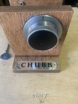 Rare Mounted Chubb Bankers Combination Safe Lock