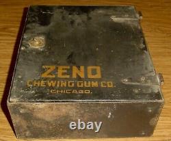 Rare Zeno Chewing Gum Strong Box Money Safe With Combination Lock