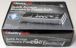 SENTRY PISTOL SAFE P48 Access Biometric Gun Safe, Single Gun Capacity, QAP1BE