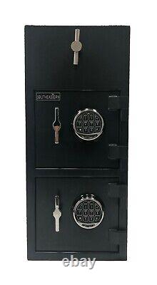 SOUTHEASTERN RH3214EE Top Loading Double Door Drop Safe with Quick Digital Lock