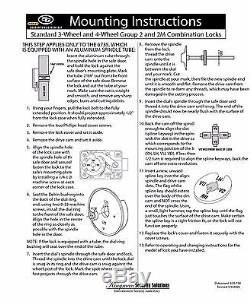 S&G Sargent and Greenleaf 6730-100 Mechanical Combination Dial & Lock Kit -NIB