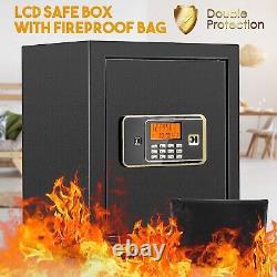 Safe Box Digital Combination LED Lock Safe Keypad Home Safe for Cash Jewelry Gun
