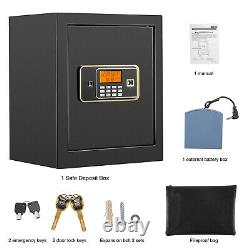 Safe Box Digital Combination LED Lock Safe Keypad Home Safe for Gun Jewelry Cash