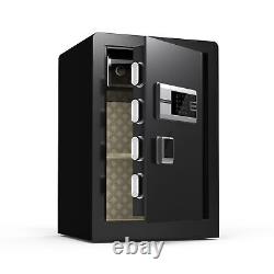 Safe Box Lock Security 1.97 Cubic Feet Home Fingerprint Safe with Voice Broadcast