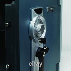 Safe Combination Dial Lock Cash Storage Box Fireproof Office Security Holder