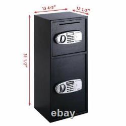 Safe Combination Lock Box Security Digital Steel Home Office Hotel Sentry
