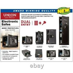 Safe Digital Wall Mounted Security System Dual Lock Box Home Safe Security