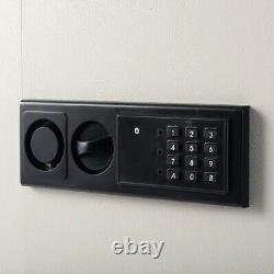 Safe In Wall Safe Lock Box Flat Recessed Stainless Steel with Keypad