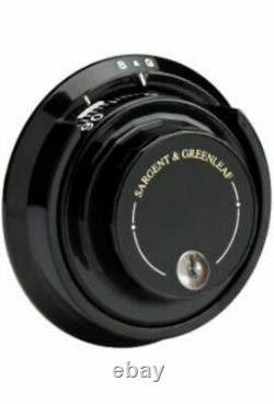 Sargent & Greenleaf Combination Safe Lock, Dial With Keys Spy-proof S&G 6730-112