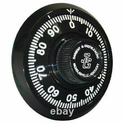 Sargent & Greenleaf Combination Safe Lock Kit Black/White Dial Ring S&G 6730-101
