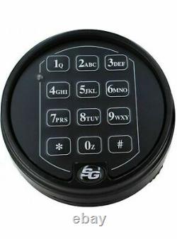 Sargent & Greenleaf Digital Safe Lock Kit With Black Keypad S&G 6120-303