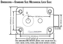 Sargent & Greenleaf S&G Model 6730-100 Mechanical Safe Lock Kit