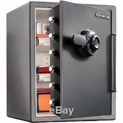 Security Box Fire Proof Extra Large 2.0 Cu Ft Combination Lock Safe Box Home