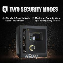 Security Digital Safe Combination Cash Box Lock Safety Gun, Cash, Jewelry