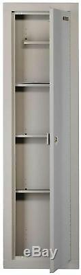 Security Gun Pistol In-Wall Steel Safe Storage Stack Cabinet With Lock Keys New