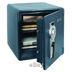 Security Lock Box Steel Safe Home Office Document Money Vault Stash Fireproof