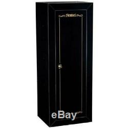 Sentinel 18 Gun Cabinet Safe Fully Convertible Black 3 Point Lock Security New