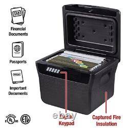 SentrySafe Fireproof and Waterproof Safe Box with Digital Keypad Lock File Sa