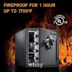 SentrySafe Fireproof and Waterproof Steel Home Safe with Dial Combination Lock