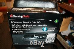 SentrySafe QAP1BE Gun Safe with Biometric Lock One Handgun Capacity