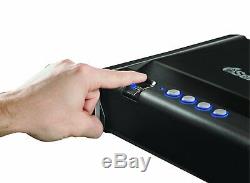 SentrySafe QAP1BE Quick Access Small Biometric Pistol Safe, 0.08 Cu. Ft