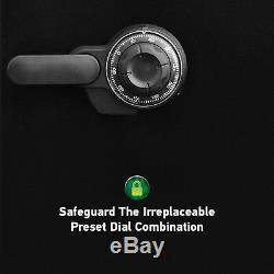 SentrySafe Security Combination Lock Box Gun Cash Home Safe 1.23 Cu Ft Fireproof