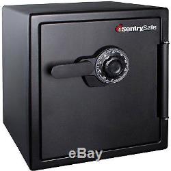 SentrySafe Security Combination Lock Box Home Cash Gun Chest Fireproof Black