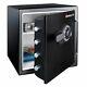 Sentrysafe Security Lock Boxes Fireproof Waterproof, Dial Combination Safe Black
