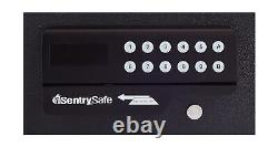 SentrySafe Security Safe with Card Swipe Reader and Digital Keypad Lock, Stee