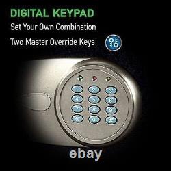 SentrySafe Security Safe with Digital Keypad Lock Steel Safe with Interior Li