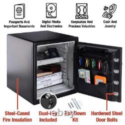 Sentry Home Safe (1.2cu. Ft.) Fire/Waterproof Safe+Dial Combination Lock+Dual Key
