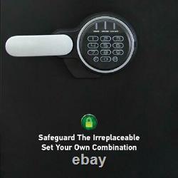 Sentrysafe 0.8 cu. Ft. Fireproof waterproof safe digital keypad lock steel black