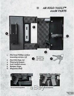 ShotLock AR 200M Solo-Vault Gun Safe Combination Lock with Key Override S-AR001