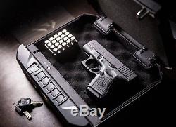 Smart Handgun Safe Bluetooth Fingerprint Vault Pistol Safe Gun Security Storage