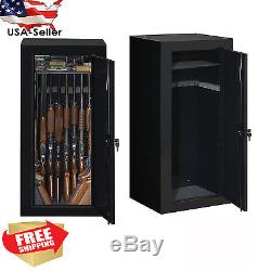 Stack 18 Gun 54 Long Safe Home Security Lock Rifle Steel Storage Box Cabinet