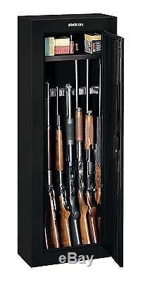 Stack LONG 8 Rifle Tall Wall Safe Hidden Full Large Gun Cabinet Security Lock