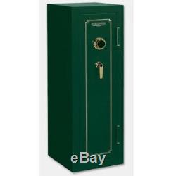 Stack-On 14 Gun Fire Rated Safe with Combination Lock, Matte Hunter Green