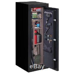 Stack On 18 Gun Safe Cabinet Electronic Lock Fire-Resistant Pistol Rifle Storage