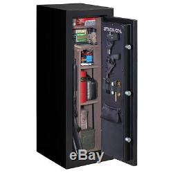 Stack On 18 Gun Safe Cabinet Electronic Lock Fire Resistant Rifle Pistol Storage