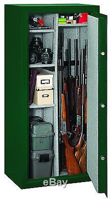 Stack-On 22 Gun Safe with Combination Lock SS-22-MG-C Convertible Safe Green