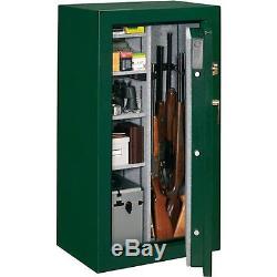 Stack-On 24 Gun Fire Resistant Security Safe Combination Lock Green Steel New