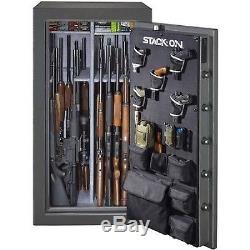 Stack-On 40 Gun Fire Resistant Waterproof Safe Cabinet Rifle Shotgun Pistol NEW