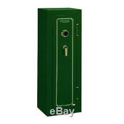 Stack-On 8 Gun Fire Rated Safe with Combination Lock, Matte Hunter Green #FS8MGC