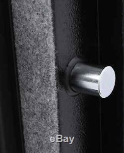 Stack-On Electronic Lock Safe 4 Adjustable Shelves 2-Way Locking Matte Black
