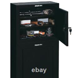 Stack On GCB-900 Stackable Locking 18 Inch Steel Pistol and Ammo Cabinet Safe