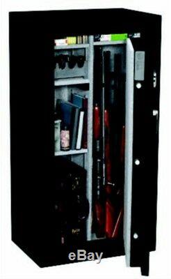 Stack-On Gun Safe 55 in. X 29.25 in. Electronic Lock Fire-Water Protection Black