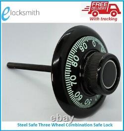 Steel Safe 3 Wheel Combination Safe Lock Gun Safes Drug Safes FREE POST