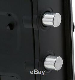 Steel Safety Vault Waterproof Fire Resistant Dial Key Lock Combination Storage